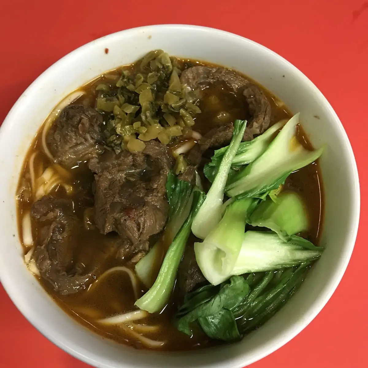 beef noodle soup 牛肉面